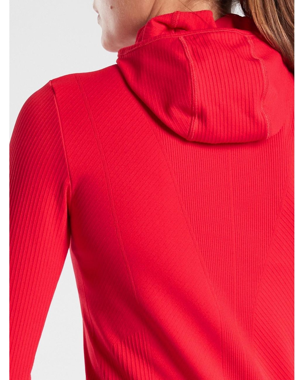 Athleta NWT Women/'s Flurry Balaclava Hoodie Size Med Color White