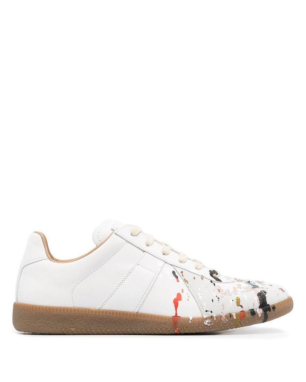 Maison Margiela Women's S58ws0101p1892h8613 White Leather Sneakers - Lyst