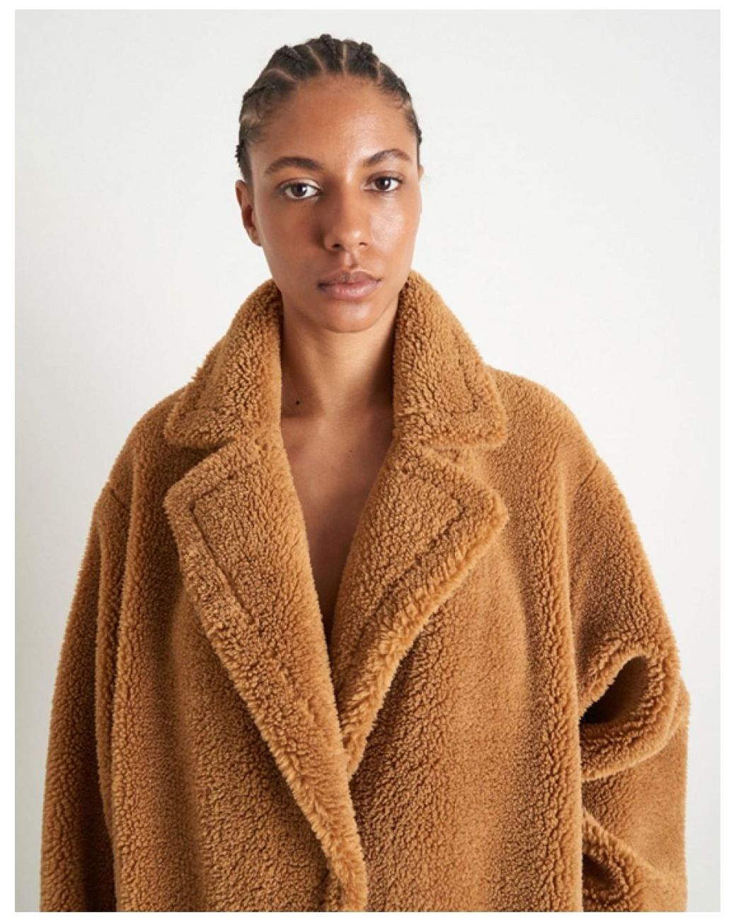 STAND Studio Maria Faux Fur Coat in 