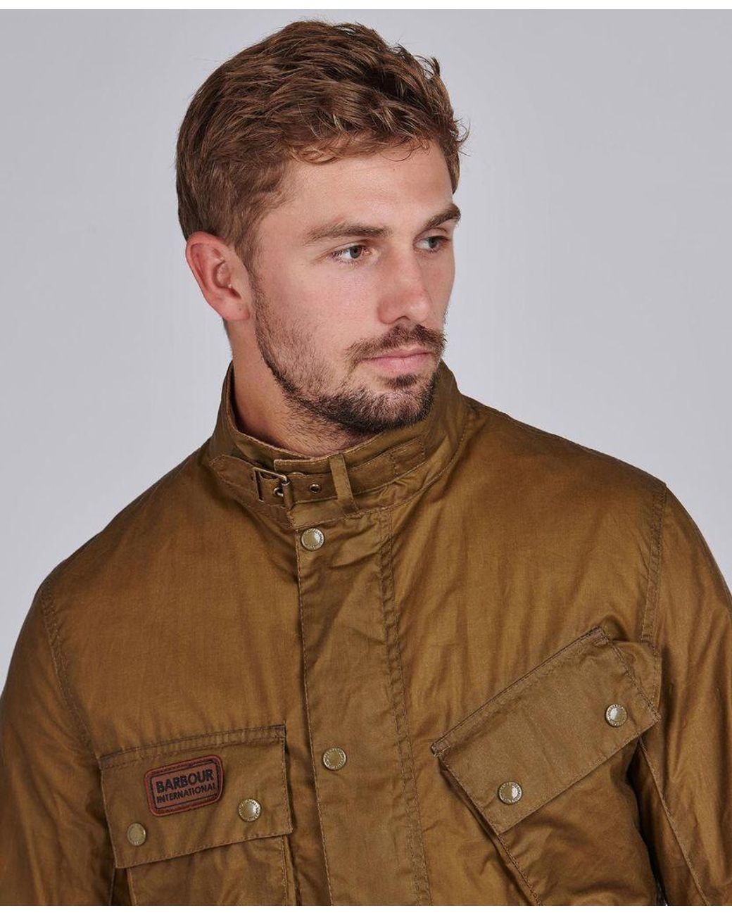 barbour jacket sand