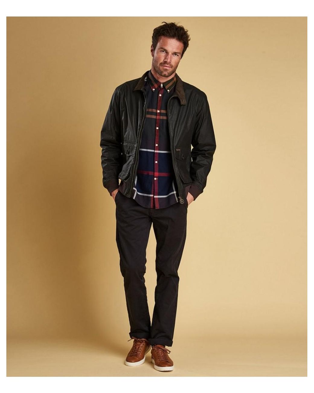 Barbour Cotton Tailored Fit Dunoon 