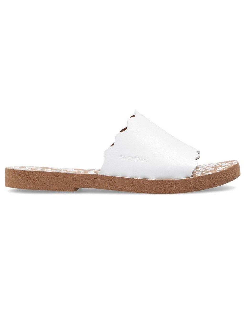 See By Chloé Schoenen Wit Sb35180a/12400-101 in White - Lyst
