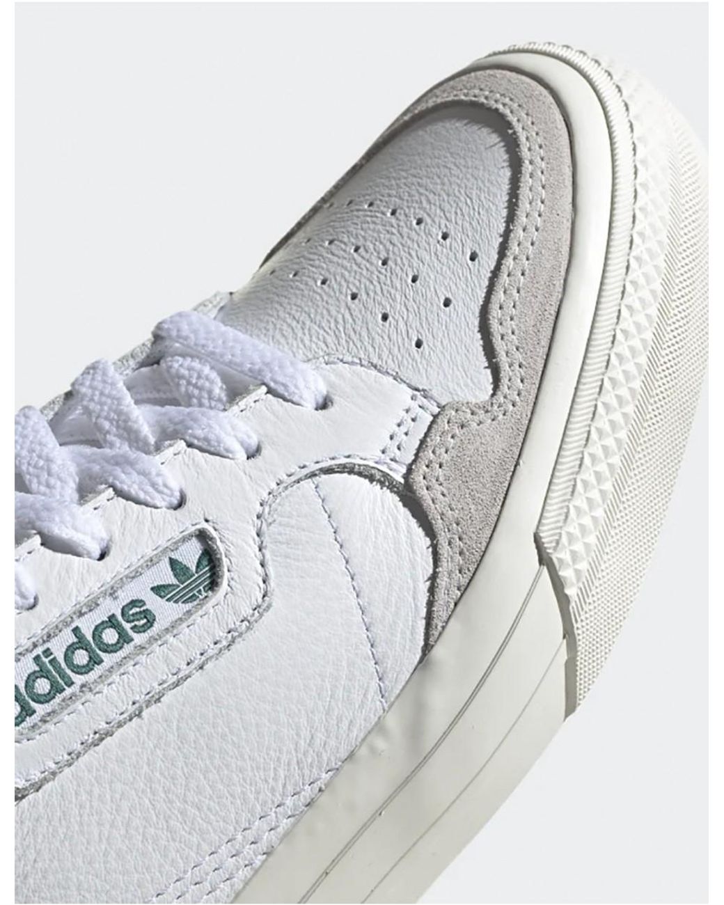 adidas Originals Leather Adidas Continental Vulc Shoes (ef3534) - Cloud  White/collegiate Green for Men | Lyst Canada