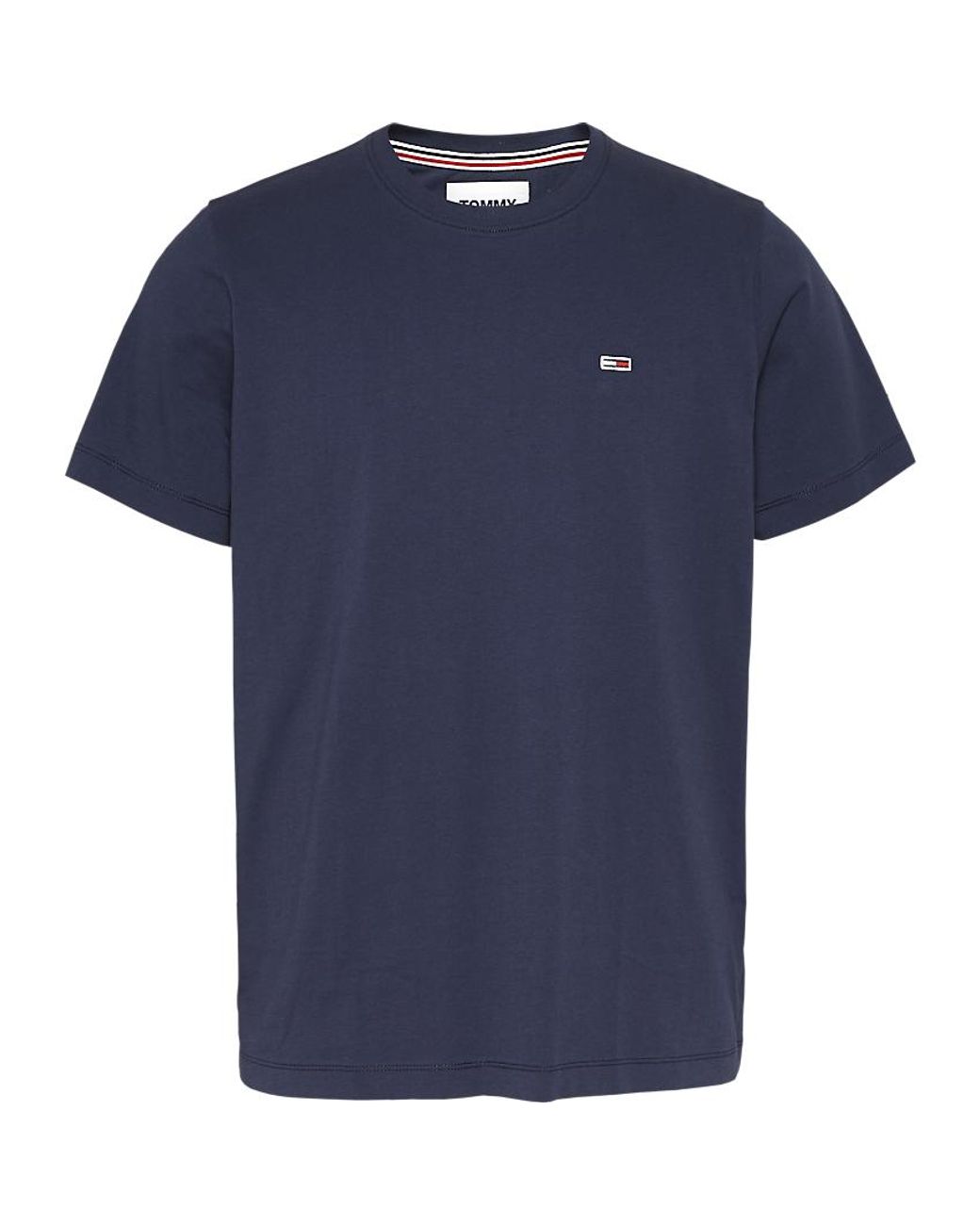 Tommy Hilfiger Cotton Classic Jersey Crew , Colour:navy in Blue for Men ...