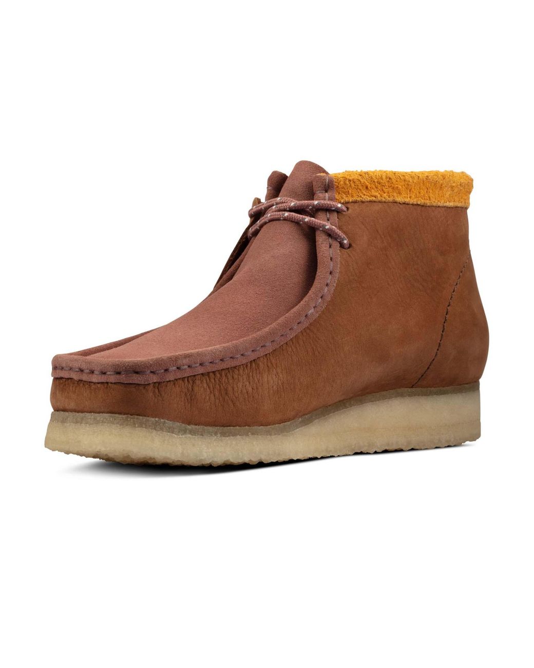 Clarks Wallabee Boot Terracotta Rust in 
