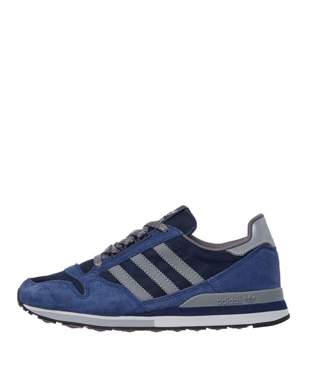 adidas Suede Zx 500 Trainers - Navy / Grey in Blue for Men | Lyst