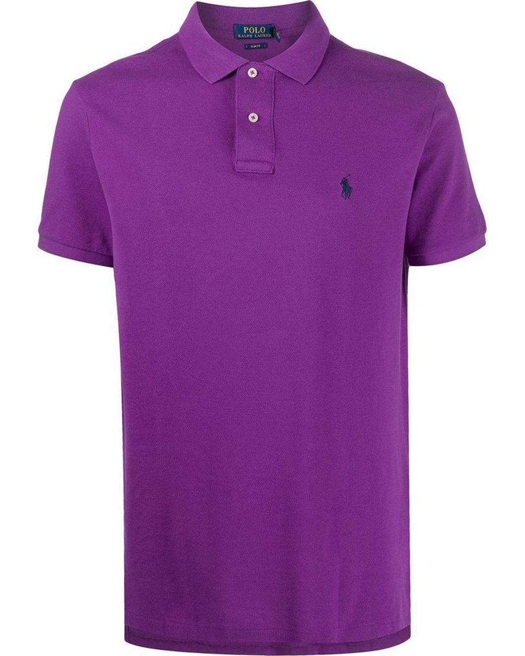 Ralph Lauren Men's 710795080030 Purple Cotton Polo Shirt for Men - Lyst