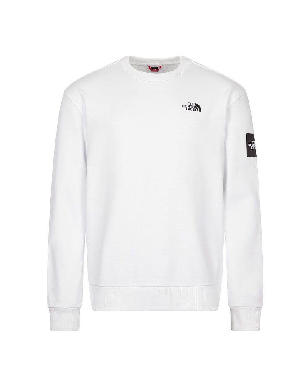 The North Face Sweatshirt Black Box - White for Men - Lyst