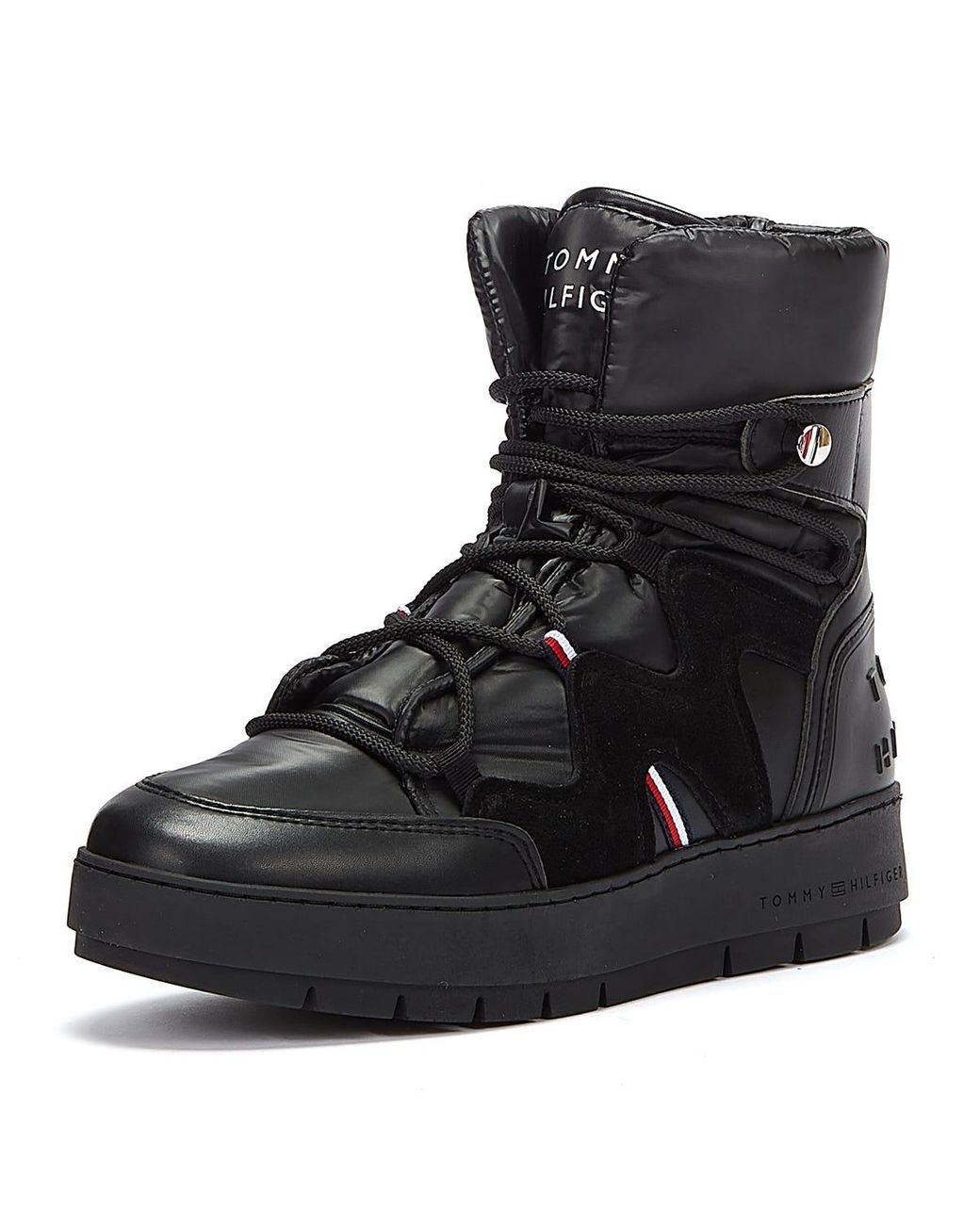 Tommy Hilfiger Denim Tommy Hilfiger Snow Boots in Black | Lyst