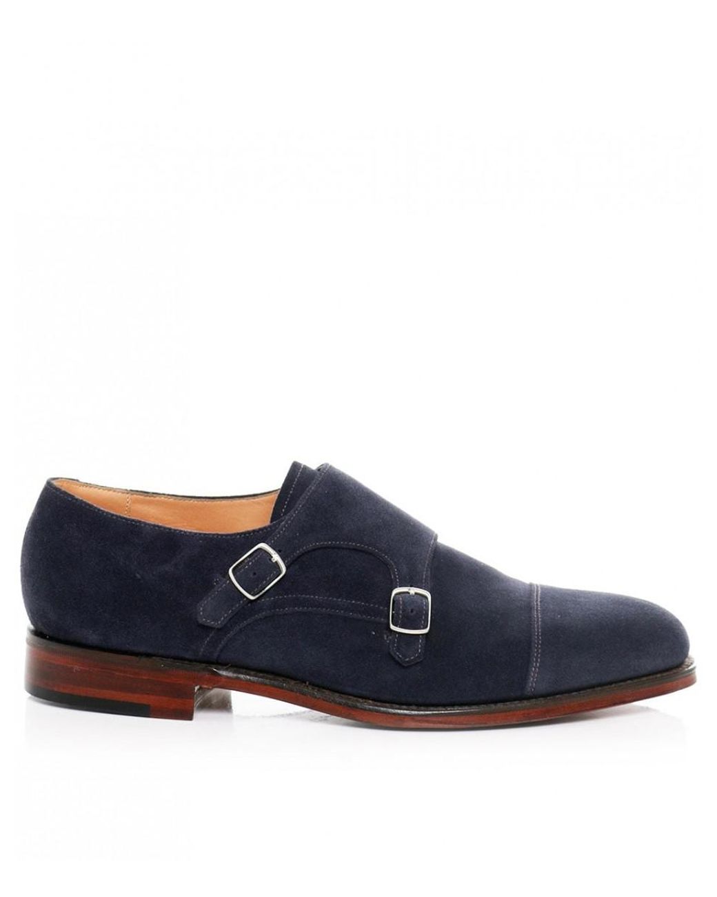 Loake Suede Cannon Double Monk Strap 