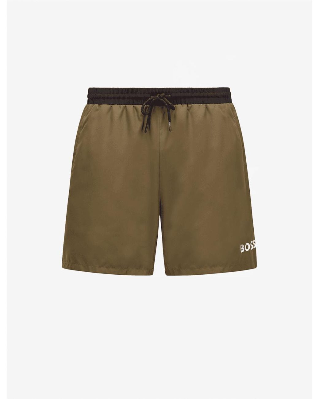 BOSS by HUGO BOSS Synthetic Starfish Swimshorts in Green for Men | Lyst