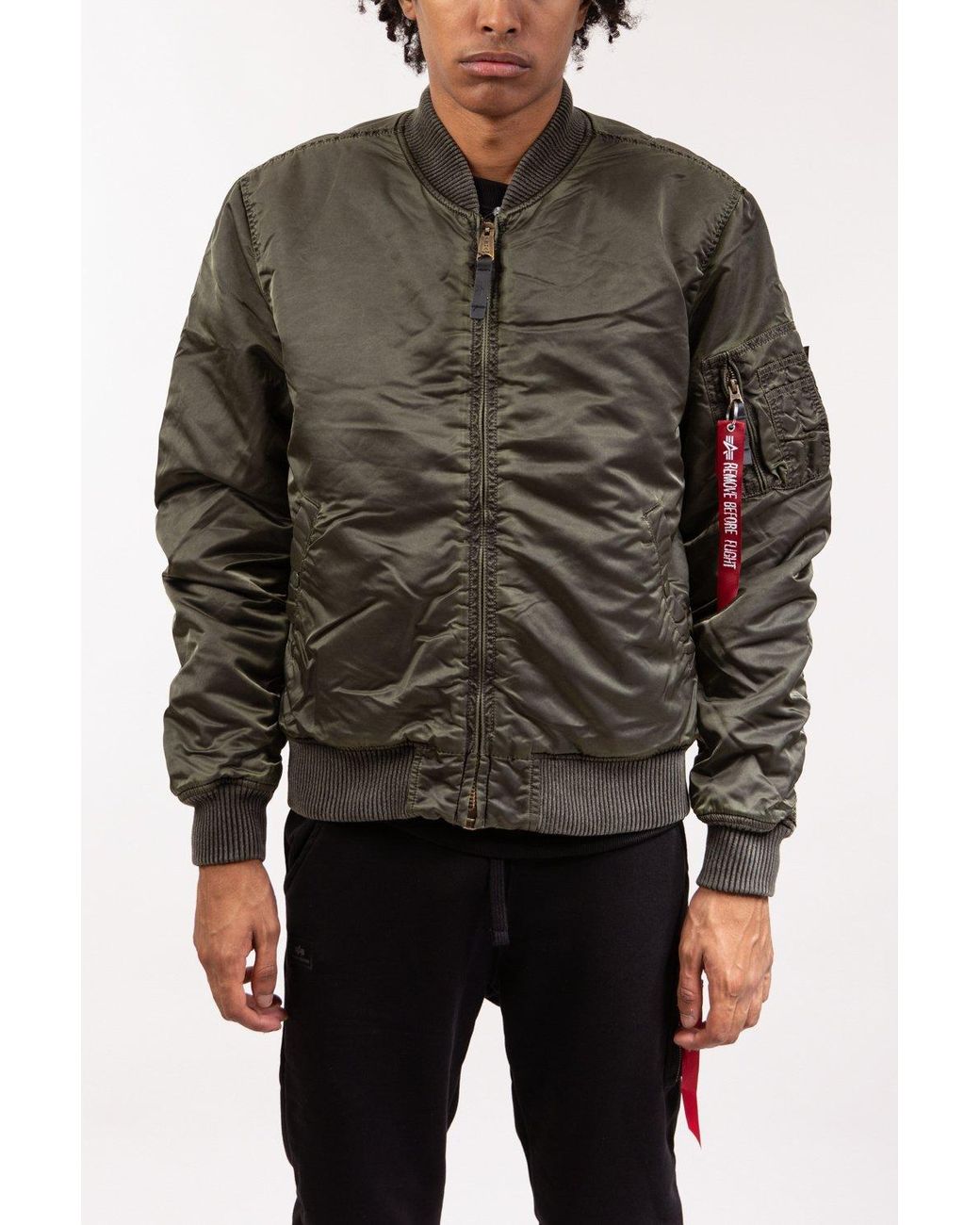 Alpha Industries Synthetic Bomber But 1 Vf 59 Battlewash in Green for Men |  Lyst