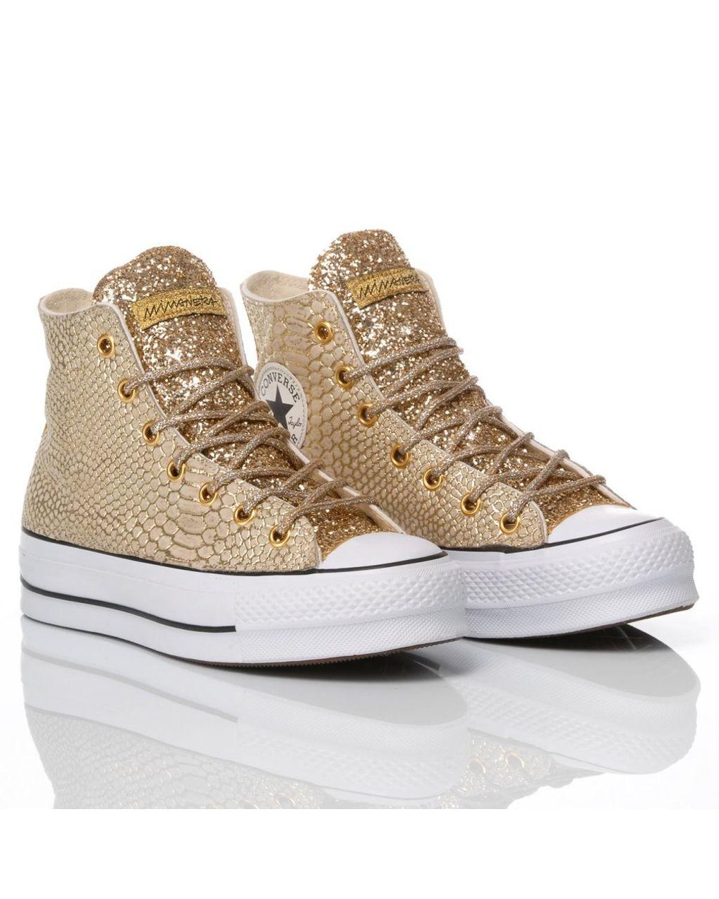 platform gold converse