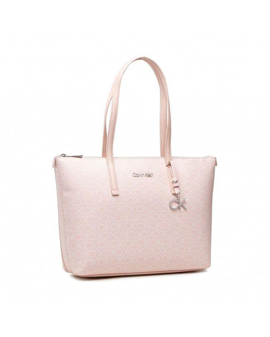 Calvin Klein Ck Must Shopper Md Mono K60k609355 0jv in Pink | Lyst Canada