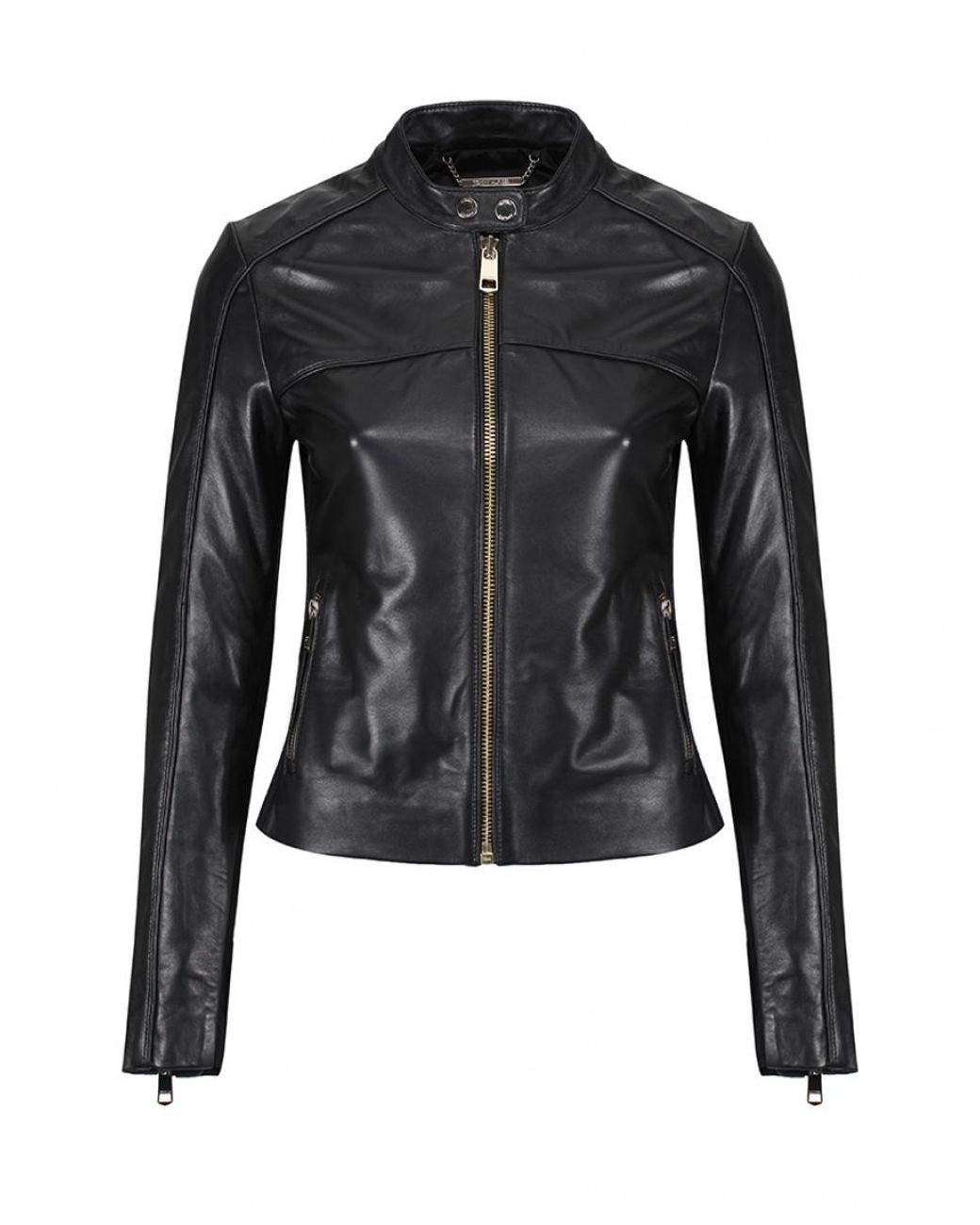 Tommy Hilfiger Women's Stella Leather Fabric Mix Jacket in Black | Lyst  Canada