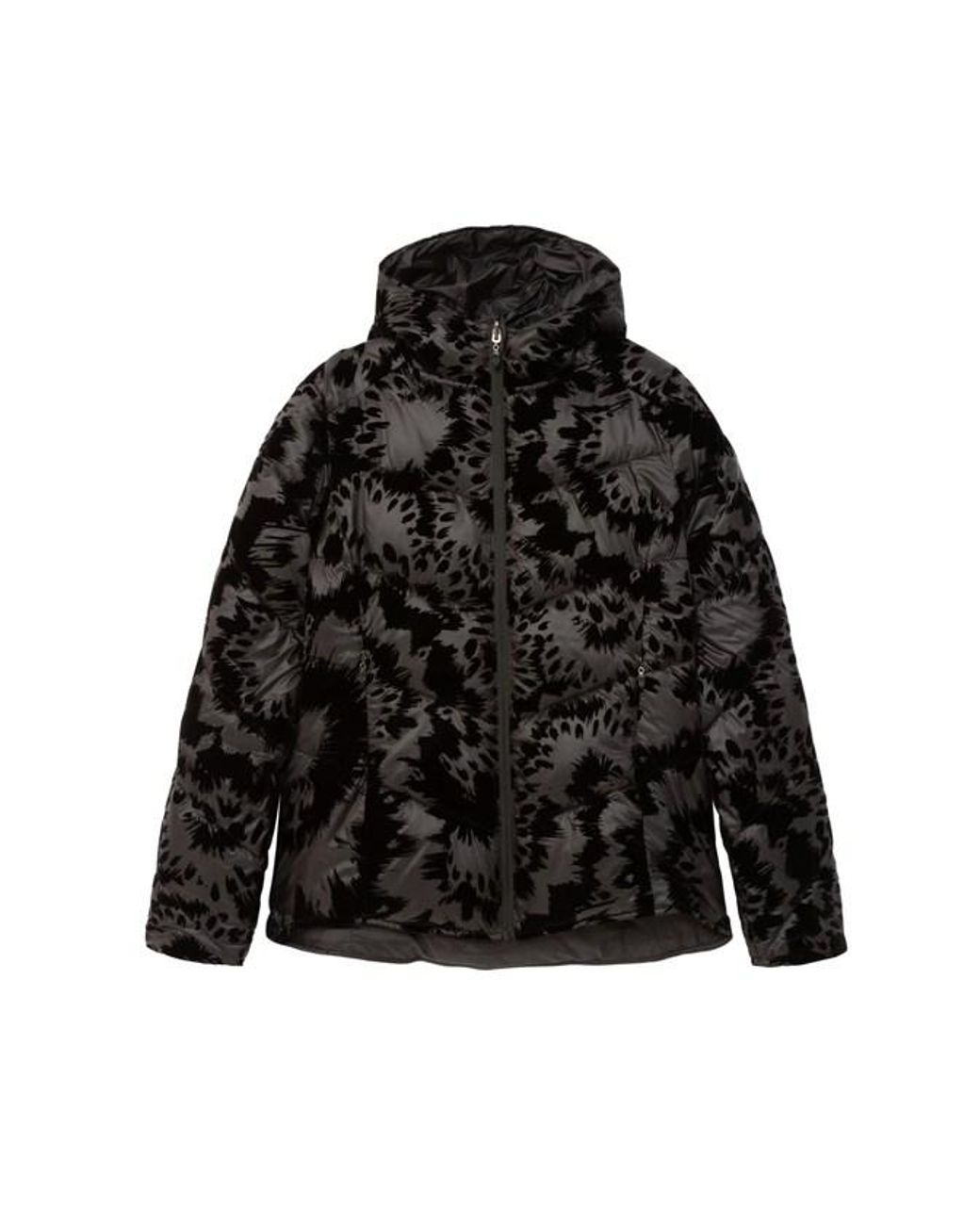 Desigual Velvet Padded Velour Jacket in Black | Lyst