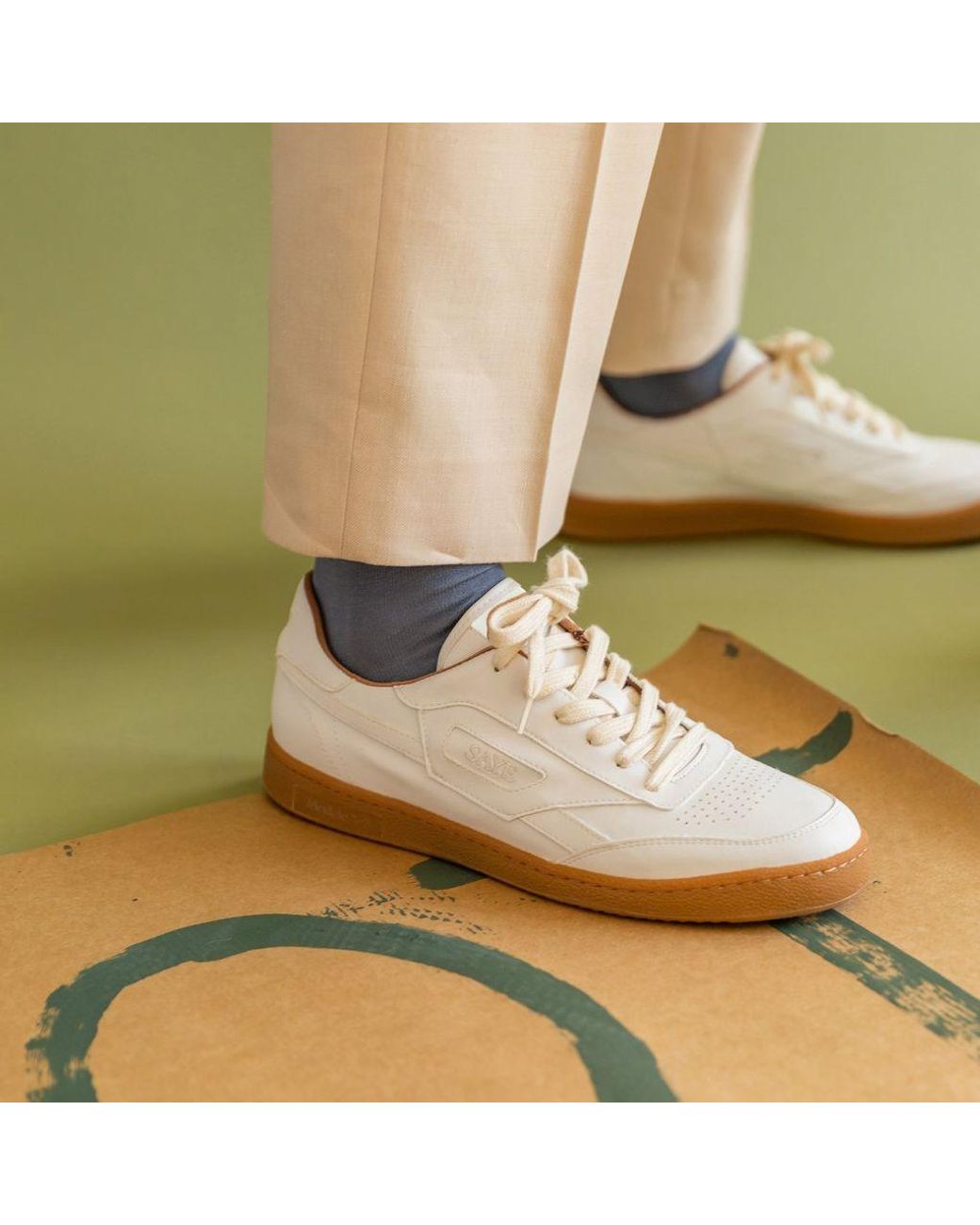 SAYE Synthetic Sneakers Modelo '89 Vegan Caramel in White - Lyst