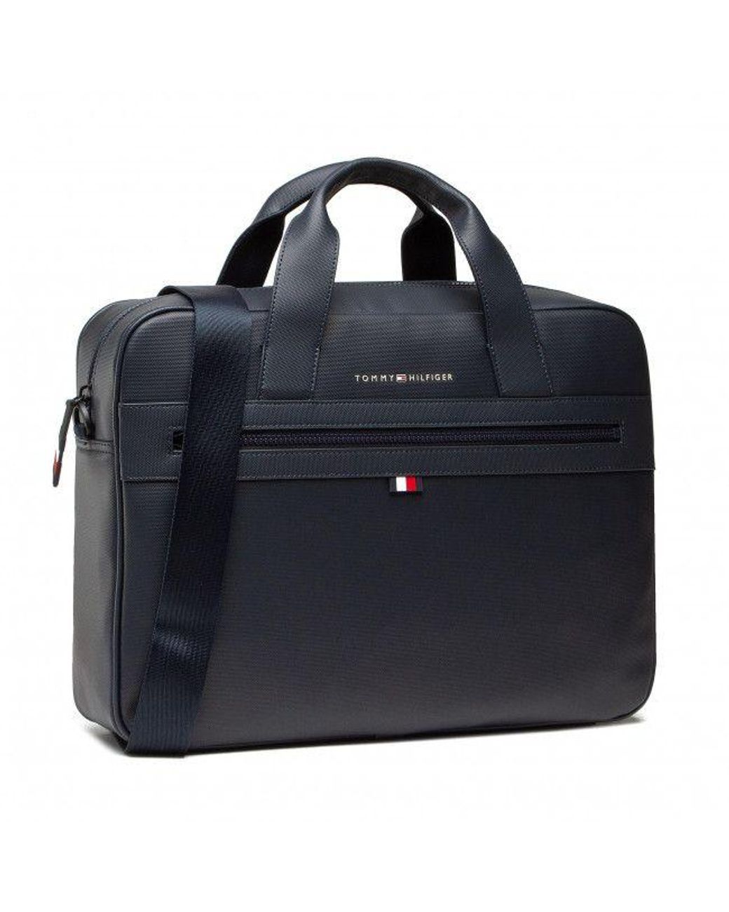 Tommy Hilfiger Ential Pq Computer Bag Am0am08425 Dw5 in Blue for Men | Lyst