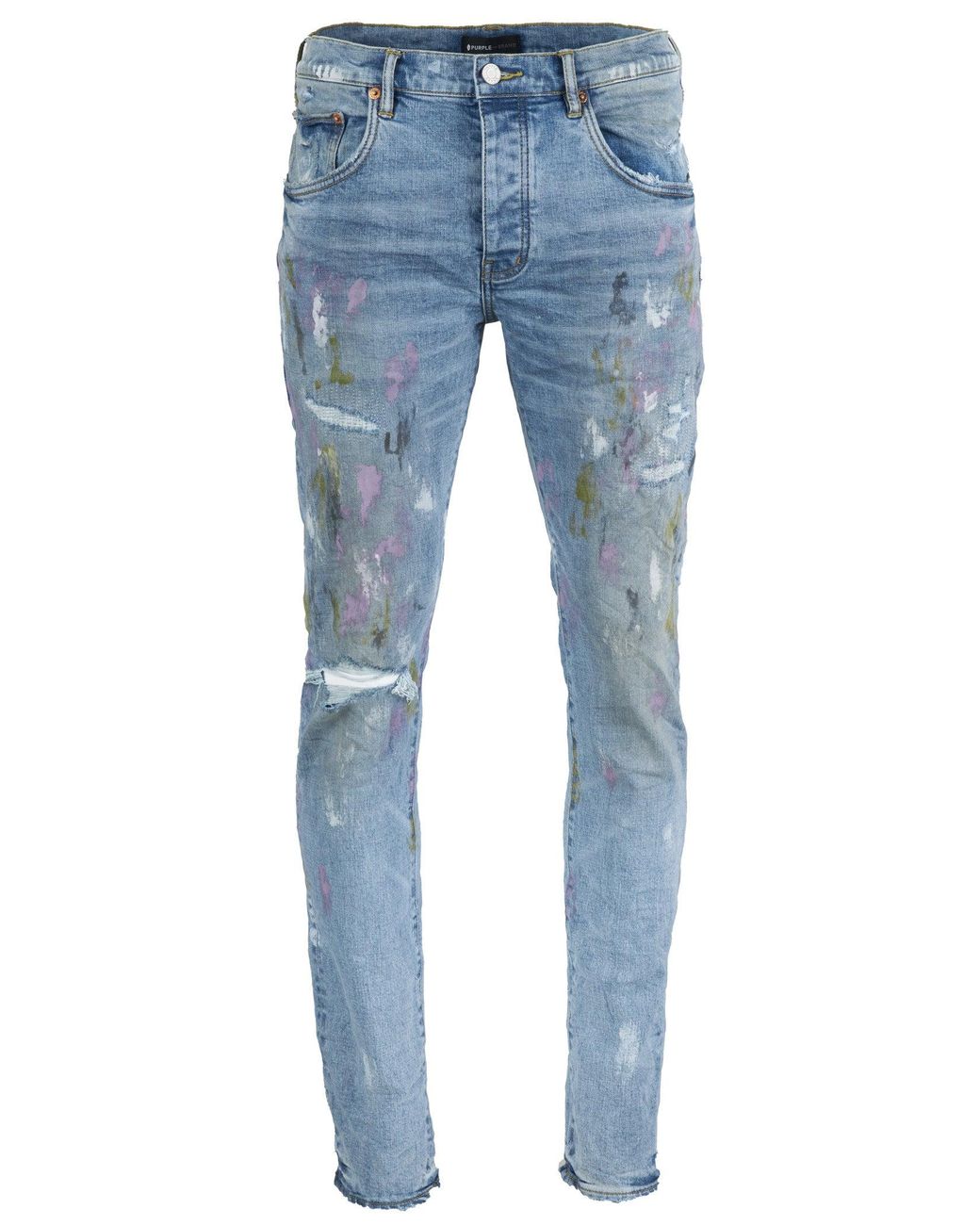 purple jeans blue