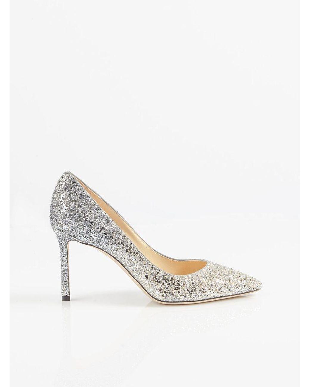 silver jimmy choo shoes