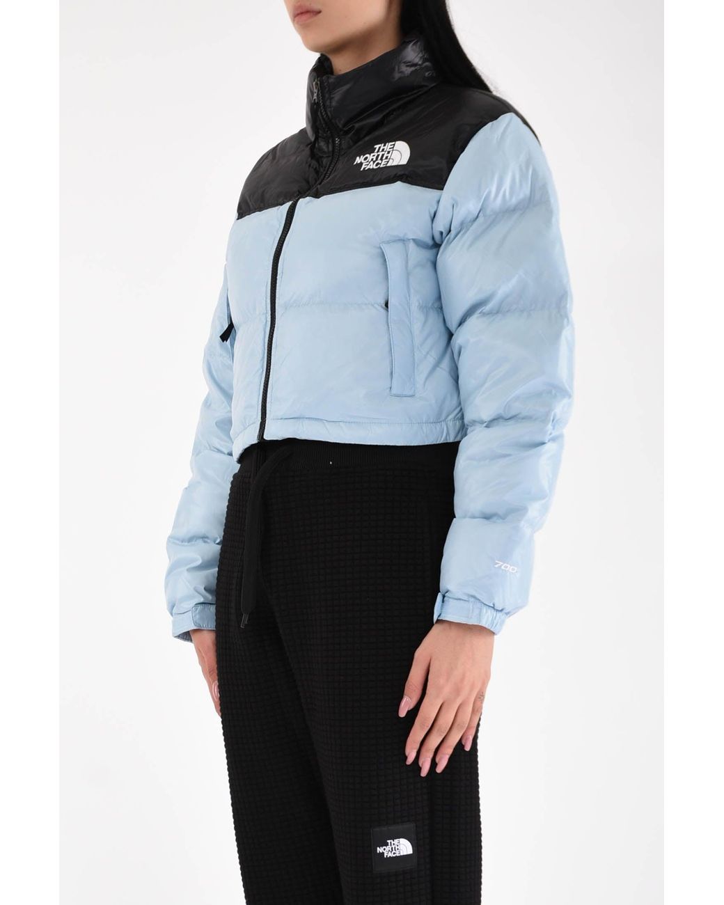 The North Face Synthetic Jacket Model Nuptse Short Jacket in Blue 