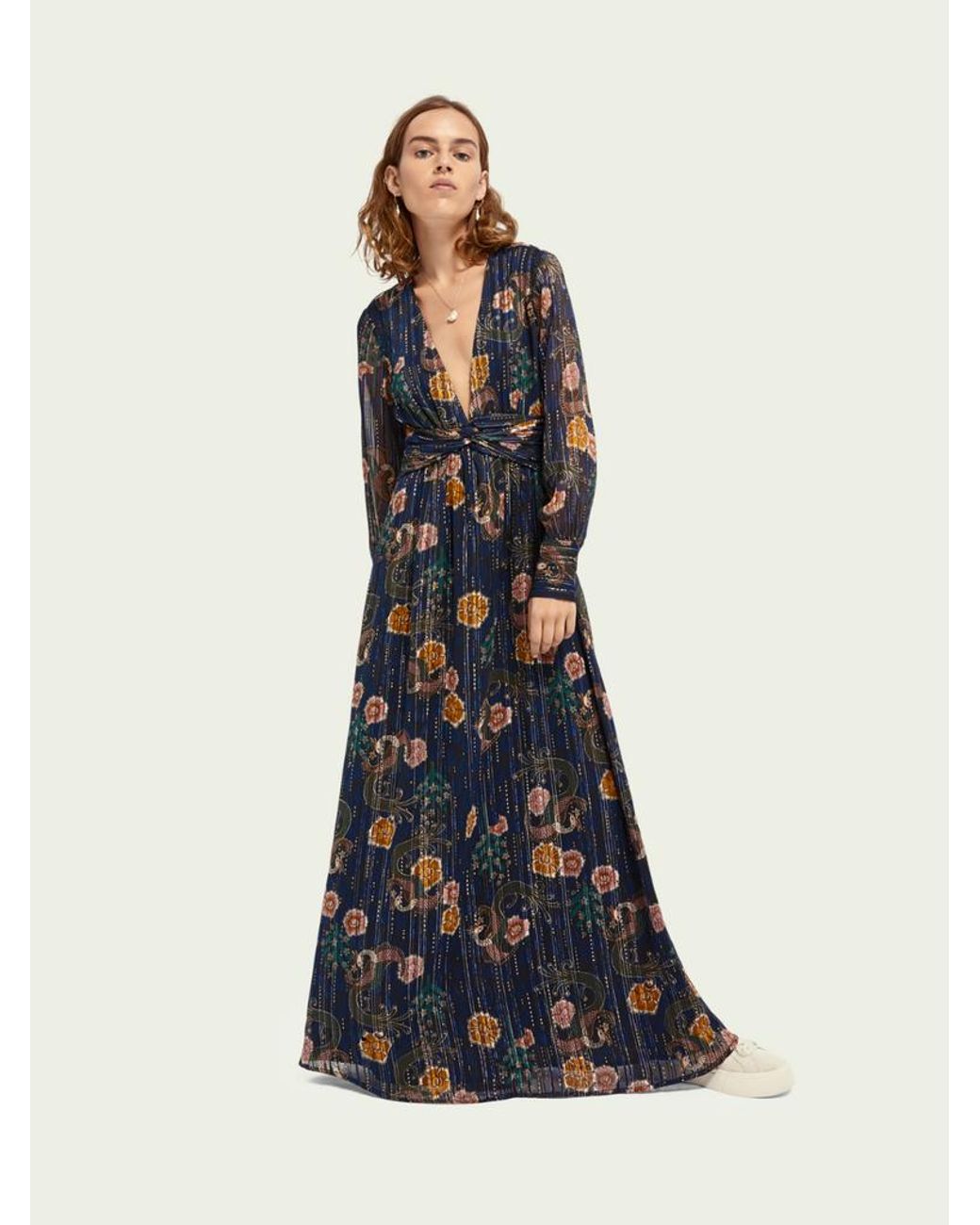 Maxi Dress With Long Sleeves 