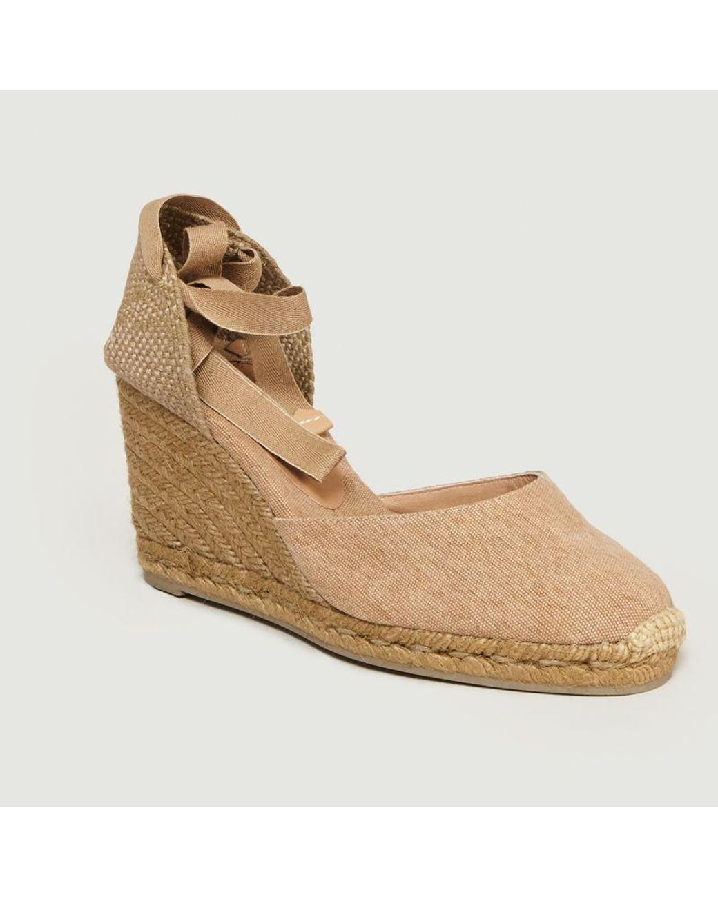 Castaner Leather Carina Colourblock Espadrilles Tostado CastaÃ£ÆÃ¢Â±er in Brown - Lyst