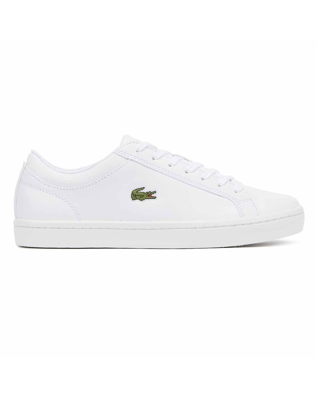 Lacoste Straightset Bl 1 Trainers in White for Men - Save 26% | Lyst