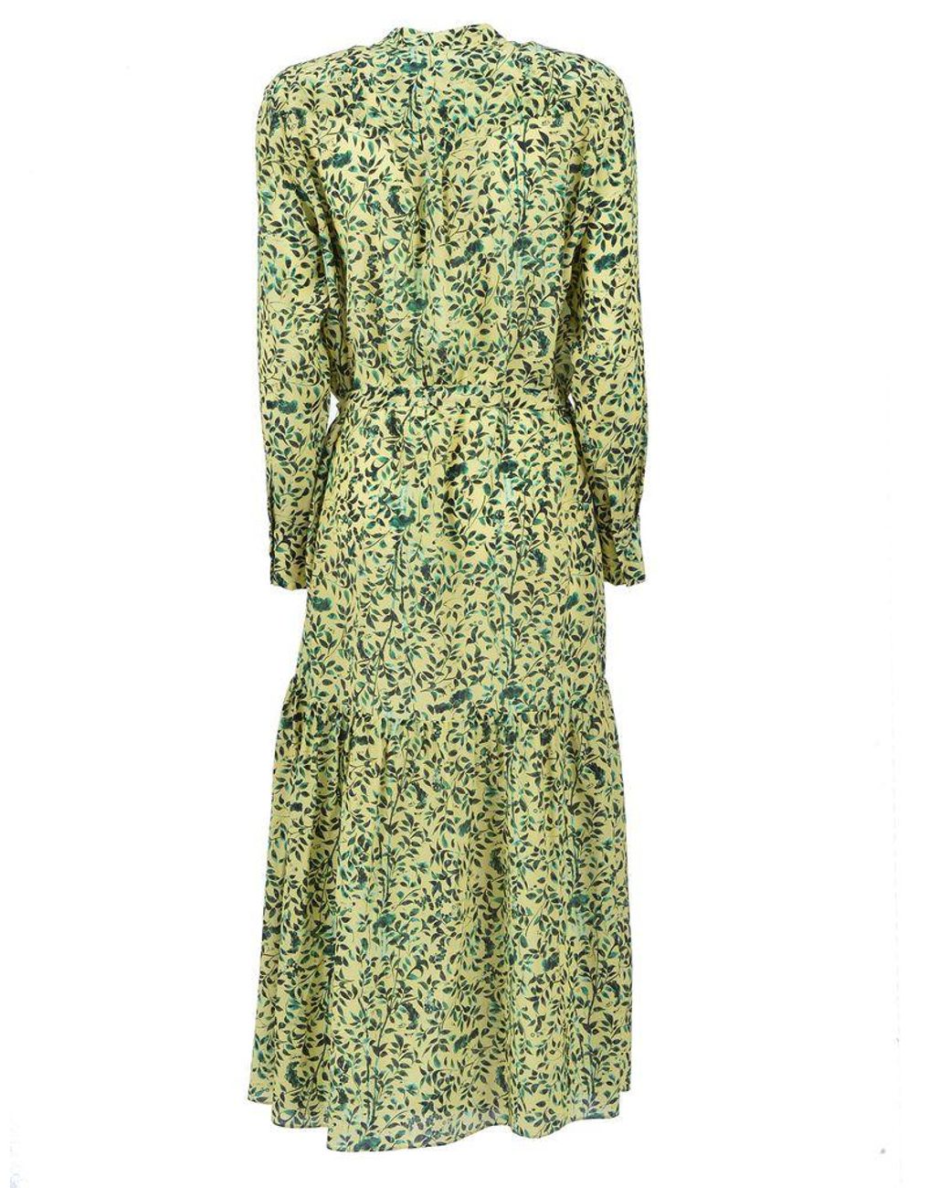 Saloni Silk Dresses in Yellow | Lyst Canada