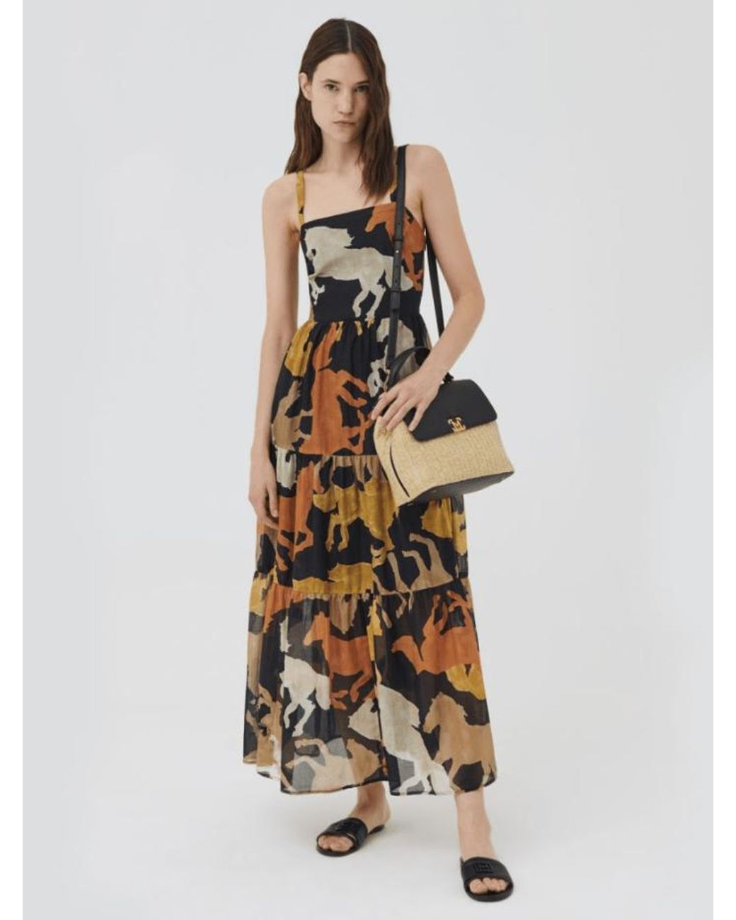 Marella Cotton Asterix Pattern Maxi 