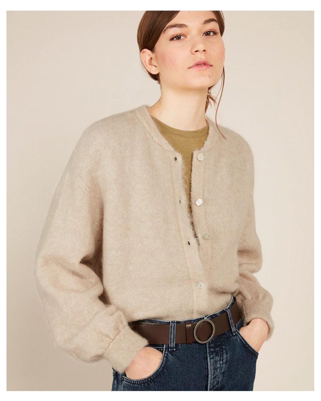 American Vintage Wool Zabidoo Beige 
