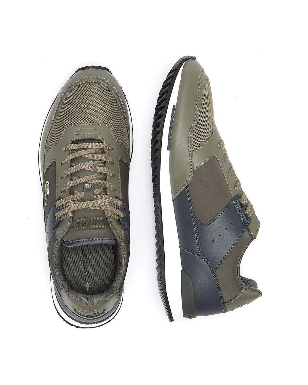 Lacoste Partner Piste Khaki / White 