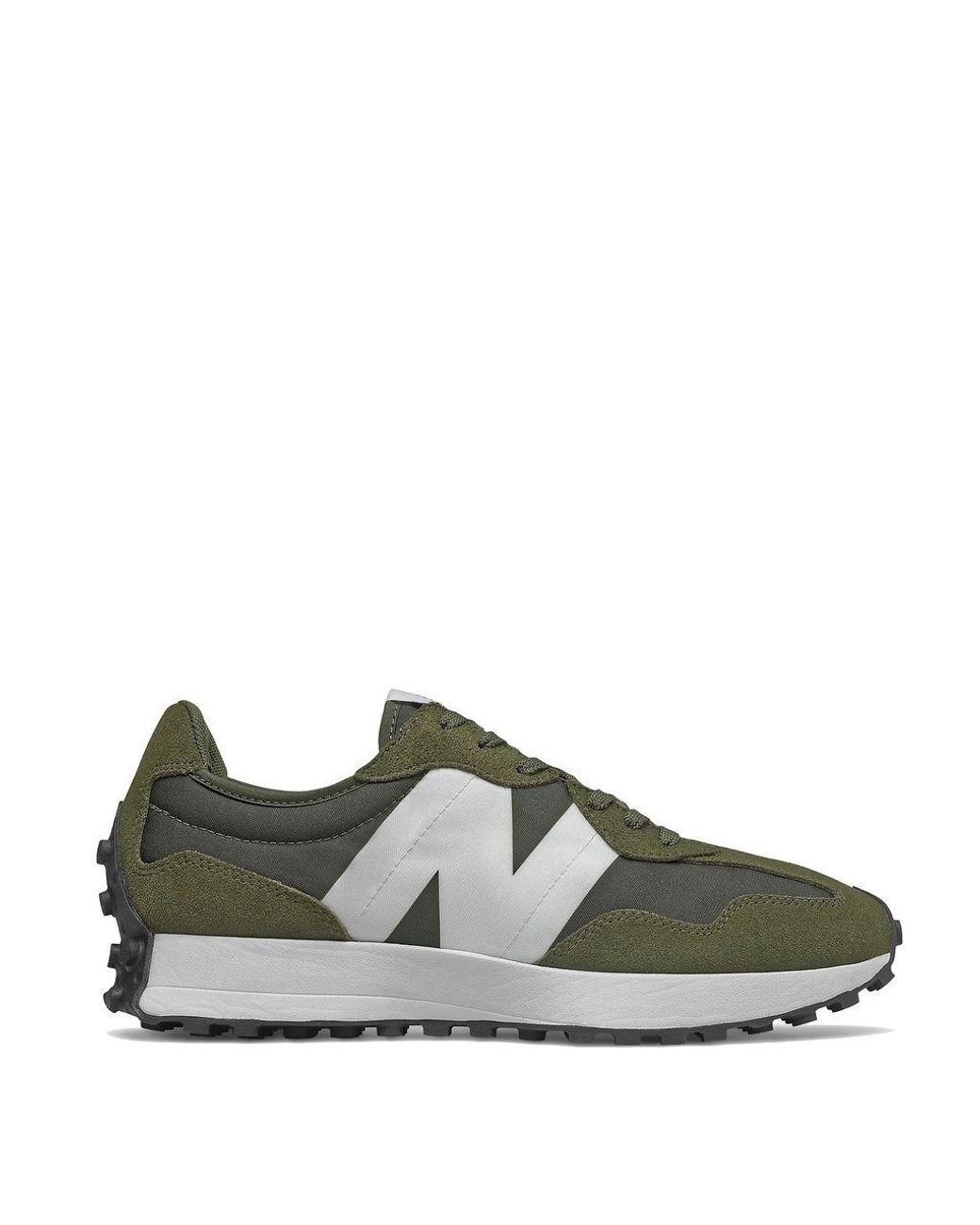 New Balance Suede 327 Trainers in Green for Men Lyst Australia