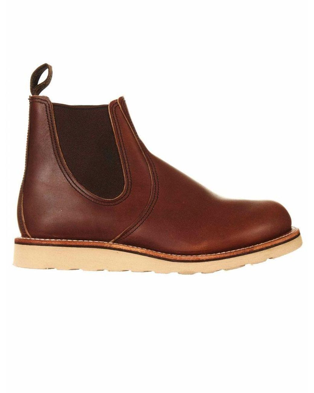 Red Wing Wing 3190 Heritage Classic Chelsea Boot Amber Leather in Red for Men Lyst Australia
