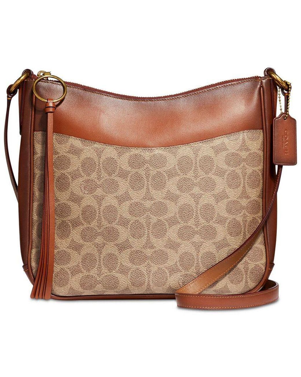 coach chaise signature jacquard crossbody