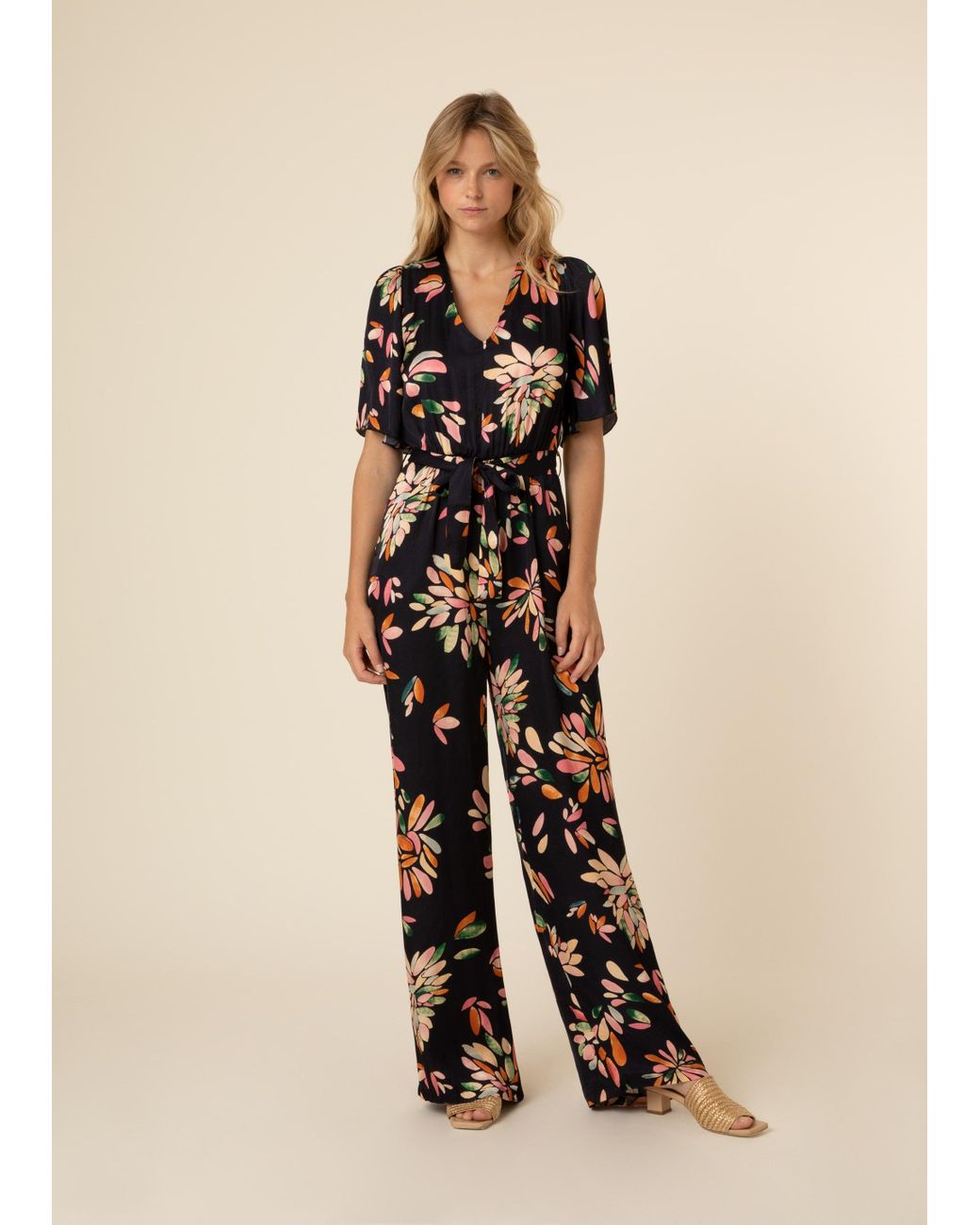 FRNCH Synthetic Floral Jumpsuit in 