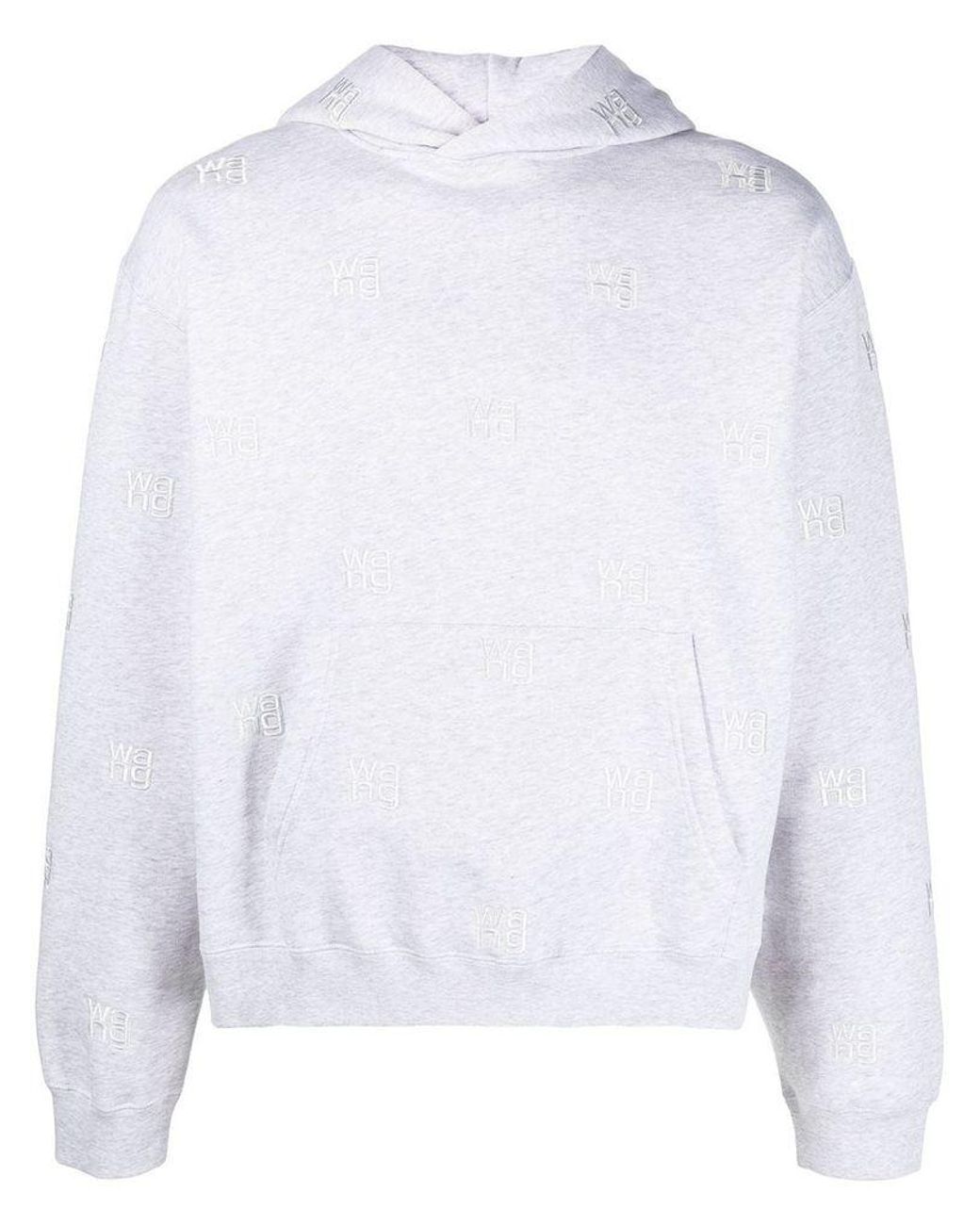 Alexander Wang Women's Ucc1211008030 Grey Cotton Sweatshirt in Gray - Lyst