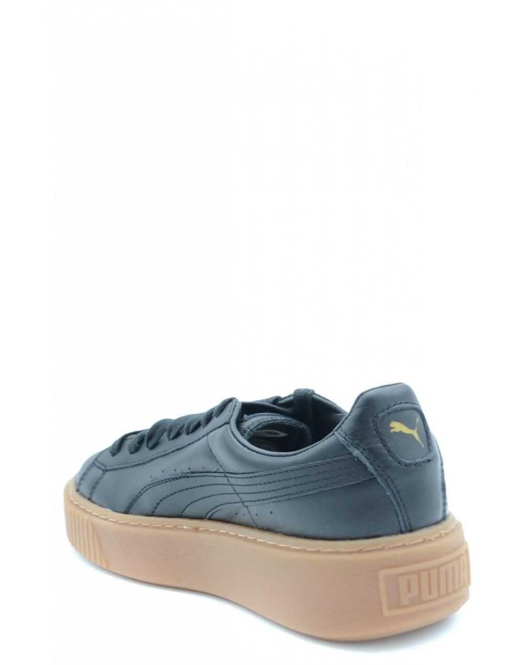 black puma trainers