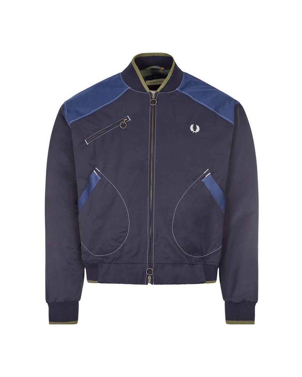 Fred Perry Nicholas Daley Bomber Jacket Navy In Blue For Men Lyst