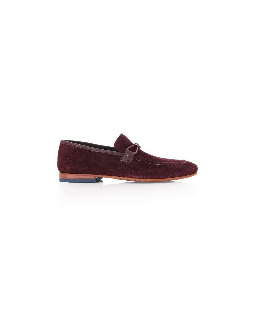 siblac deconstructed suede loafers