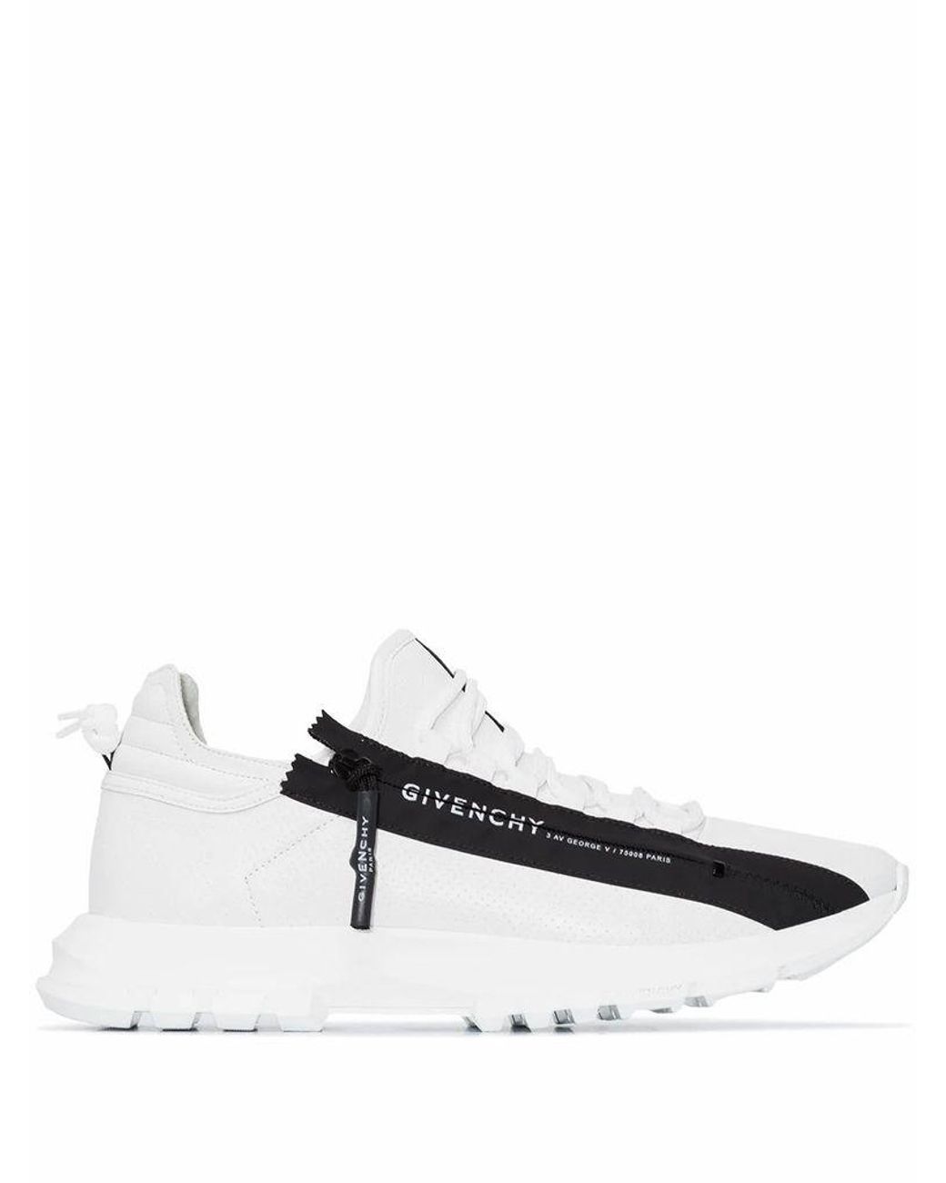 Givenchy Men's Bh003mh0nj100 White Leather Sneakers for Men - Lyst