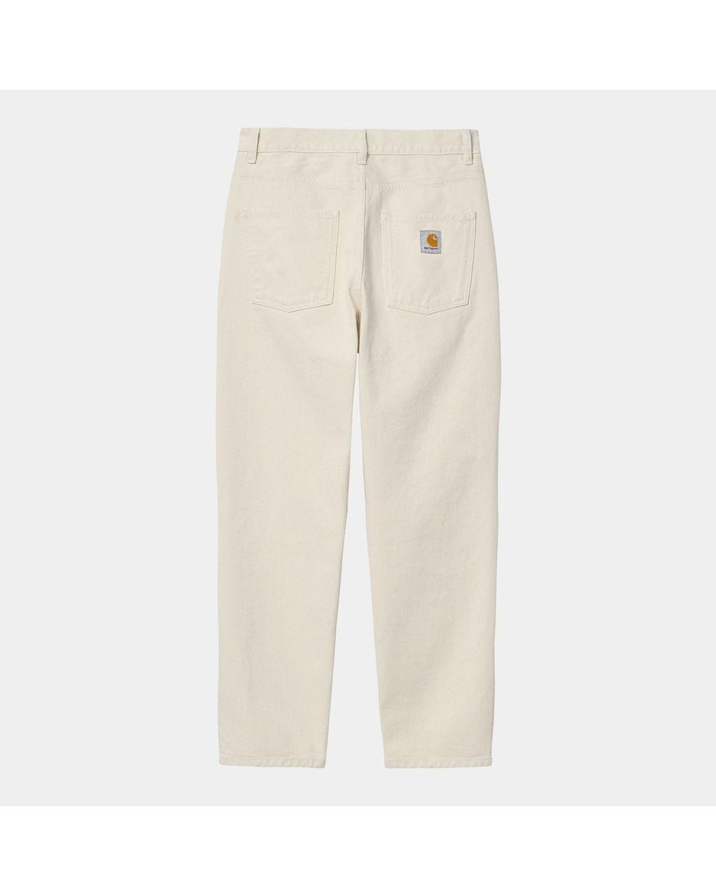 Carhartt Wip Organic Cotton Newel Pant - Natural (stone Washed) for Men |  Lyst