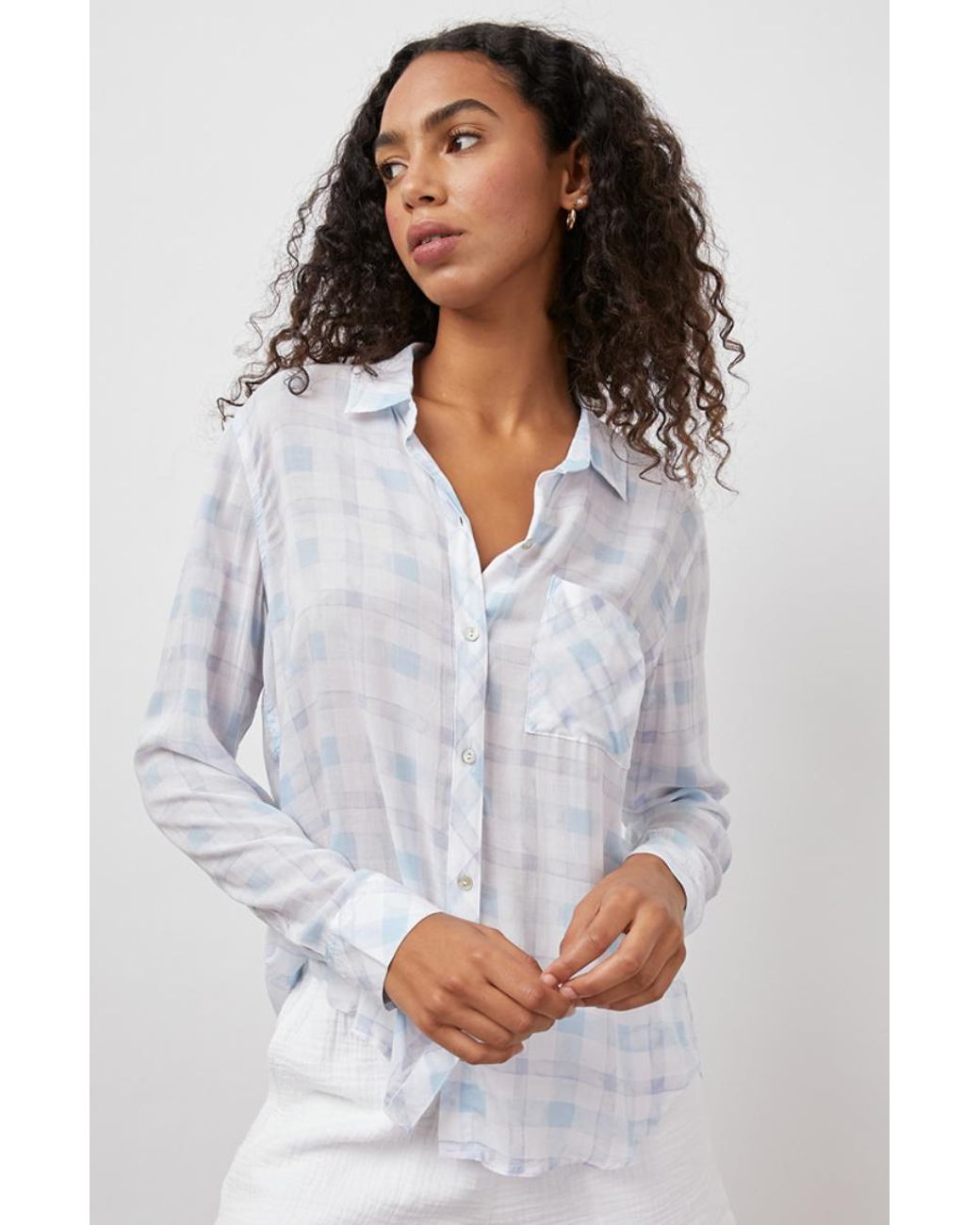 Rails Josephine Blouse in Blue Womens Clothing Tops Blouses 
