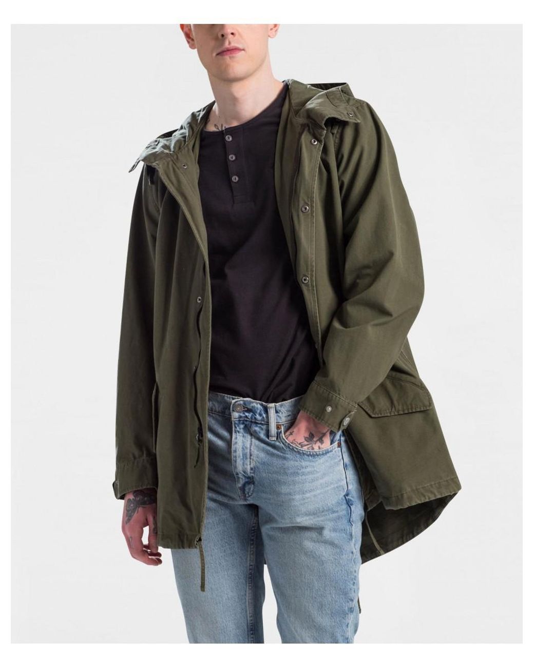 Levi's Levi's Men's Lightweight Fishtail Parka Jacket in Green for Men |  Lyst