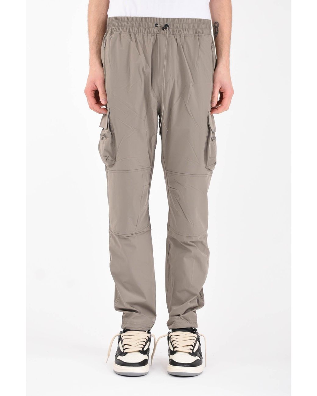 Represent Synthetic Pants 247 in Grey 