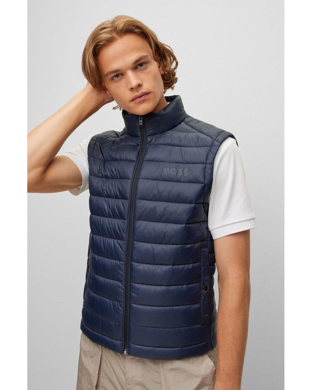 packable down gilet