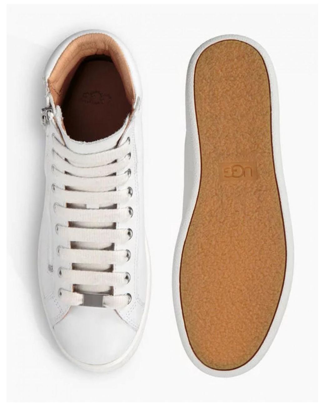 ugg olive sneaker white