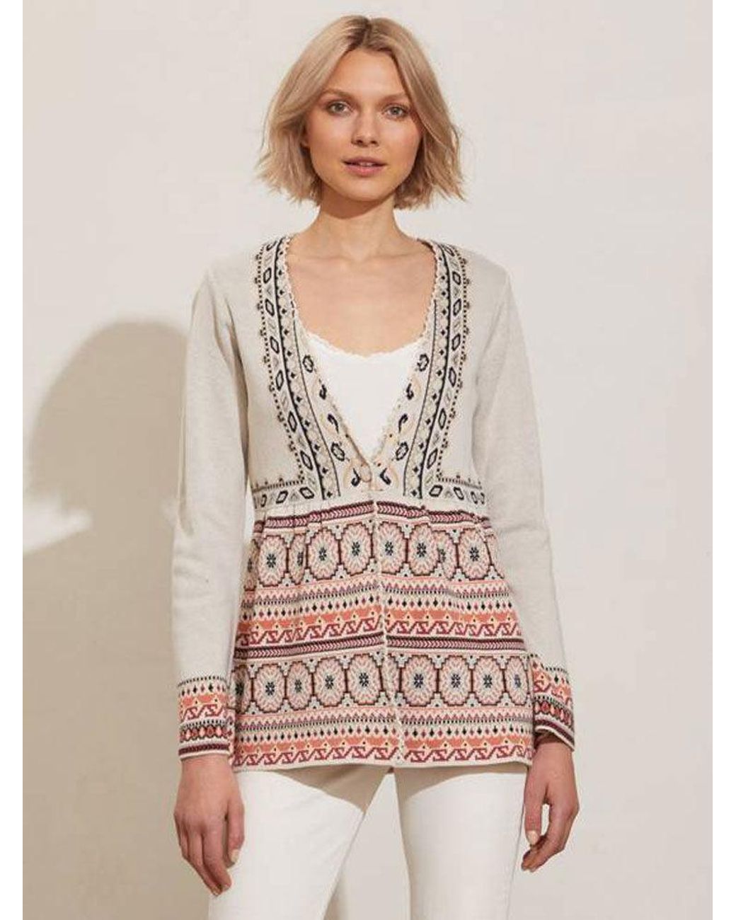Odd Molly Cotton Elizabeth Cardigan 