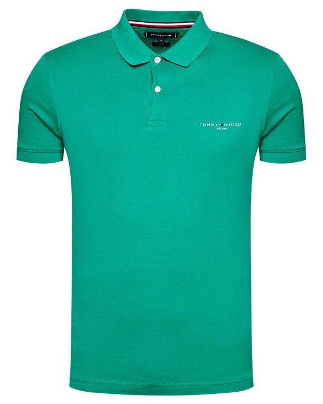 Tommy Hilfiger Polo Uomo Mw0mw18282 Ms3 in Green for Men | Lyst Canada