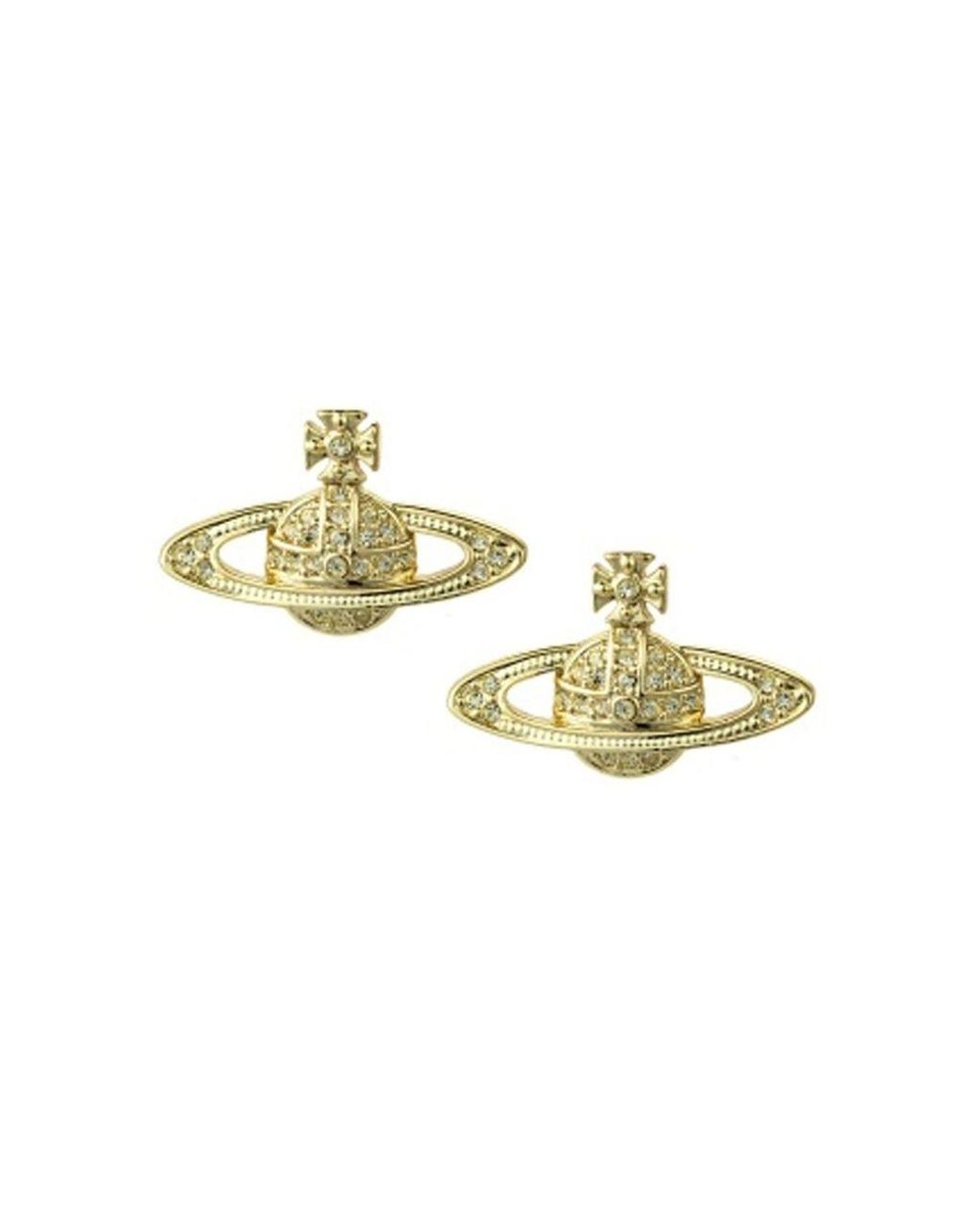 mini bas earrings
